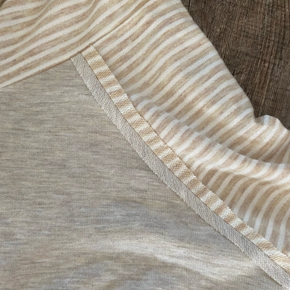 Gray/Brown Striped Turtleneck - Picture 3 of 5